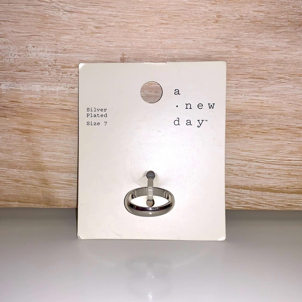 NWT A New Day Silver Plated ring